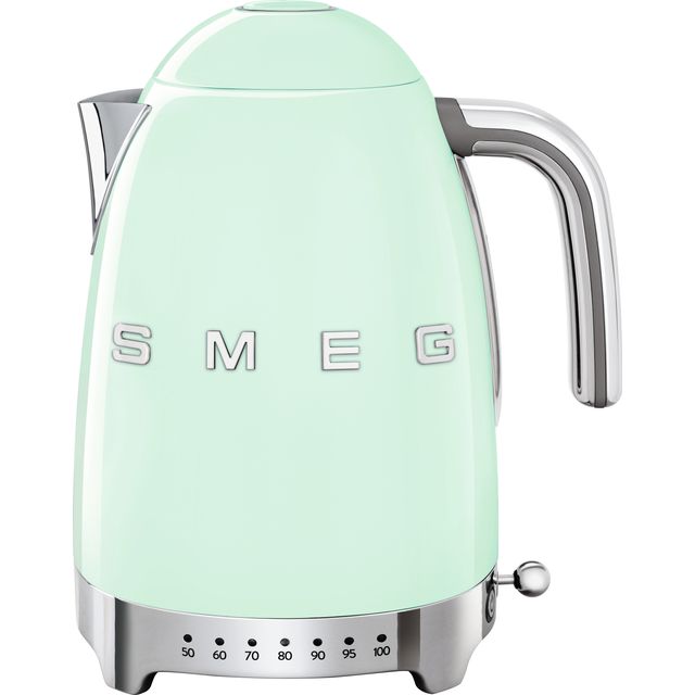 Smeg 50's Retro KLF04PGUK Kettle with Temperature Selector - Pastel Green