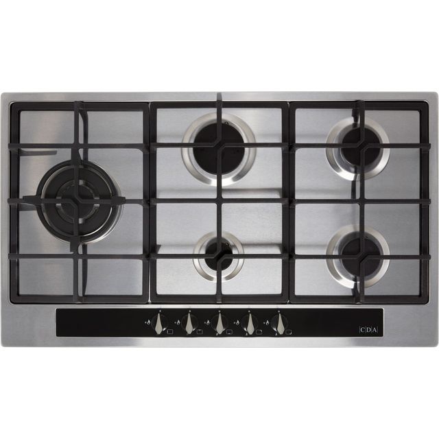 CDA HG9351SS Built In Gas Hob - Stainless Steel - HG9351SS_SS - 1