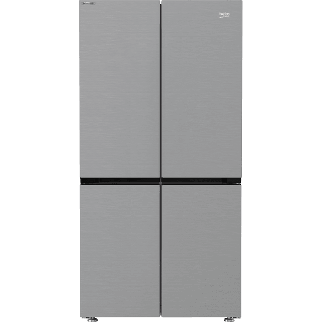 Beko GN446224VPS Frost Free American Fridge Freezer - Stainless Steel Effect - E Rated