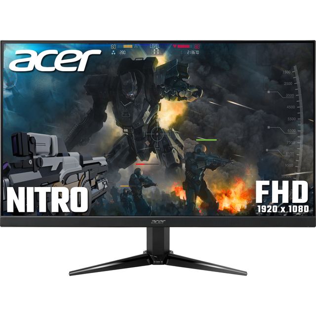 Acer Nitro QG1 23.8" Full HD 75Hz Gaming Monitor with AMD FreeSync - Black 