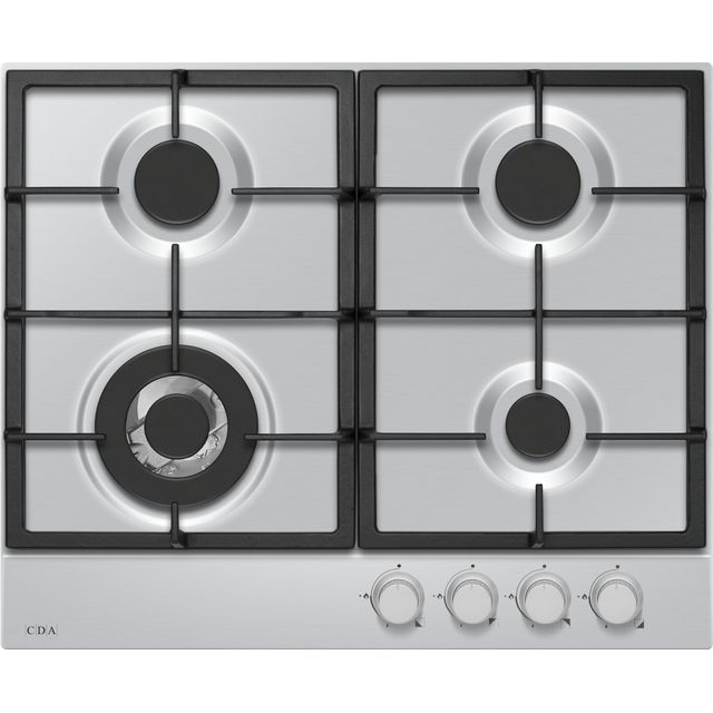 CDA HPG6200SS Built In Gas Hob - Stainless Steel - HPG6200SS_SS - 1