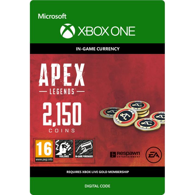 Apex Legends 2150 Coins For Xbox One Digital Download 