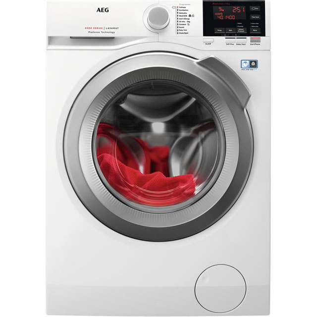 AEG ProSense Technology Free Standing Washing Machine in White