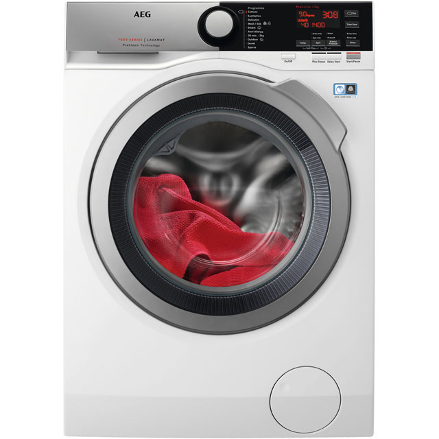 AEG ProSteam Technology Free Standing Washing Machine in White
