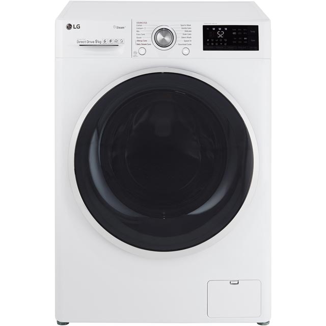 LG Steamâ„¢ F4J7VY2WD Wifi Connected 9Kg Washing Machine with 1400 rpm - White - A+++ Rated