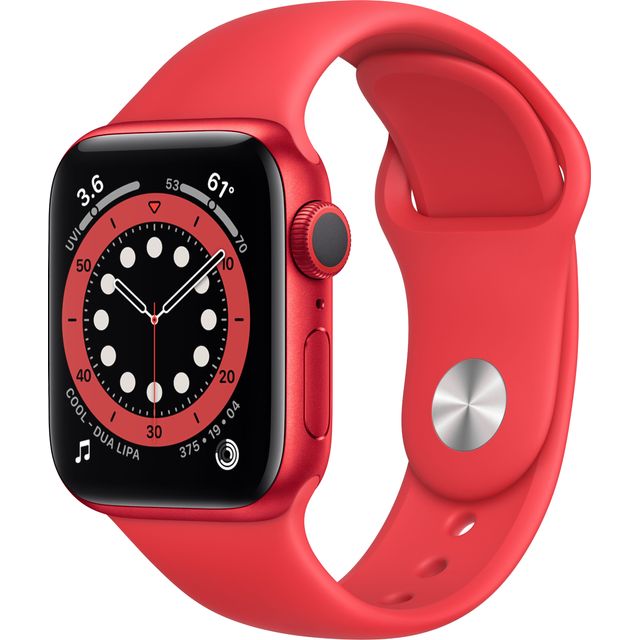 Apple Watch Series 6, 40mm, GPS [2020] - (PRODUCT) RED Aluminium Case with PRODUCT(RED) Sport Band