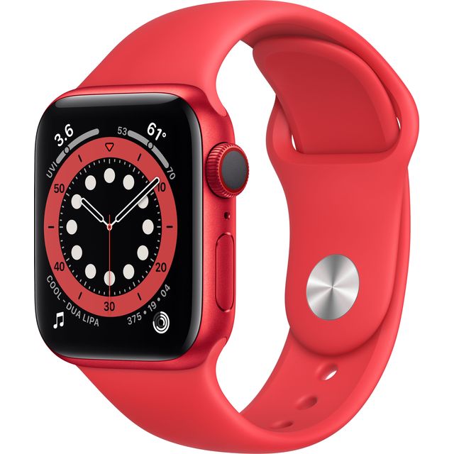Apple Watch Series 6, 40 mmmm, GPS + Cellular [2020] - (PRODUCT) RED Aluminium Case with PRODUCT(RED) Sport Band