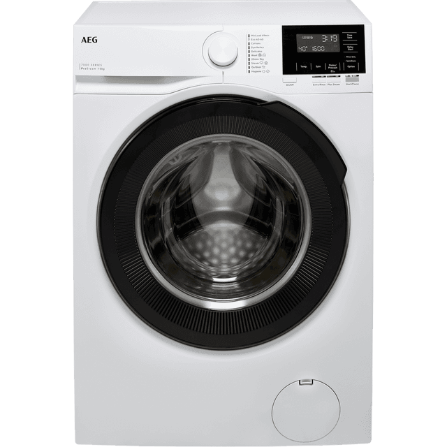 AEG ProSteam® Technology LFR71864B 8Kg Washing Machine with 1600 rpm - White - A Rated