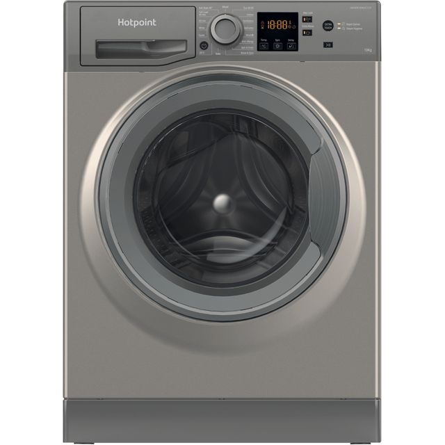Hotpoint NSWM1045CGGUKN 10Kg Washing Machine with 1351 rpm - Graphite - B Rated