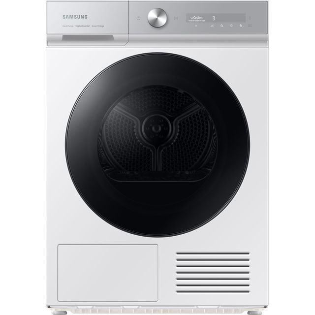 Samsung Series 8 AI Energy OptimalDry DV90BB9445GH 9Kg Heat Pump Tumble Dryer - White - A+++ Rated