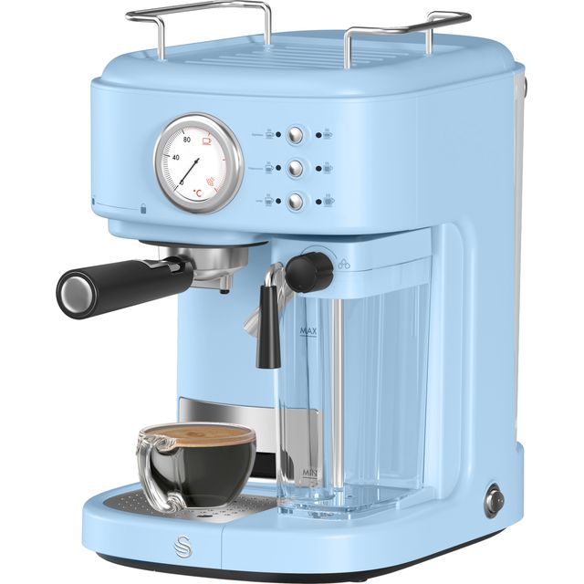 Swan Retro SK22150BLN Espresso Coffee Machine - Blue
