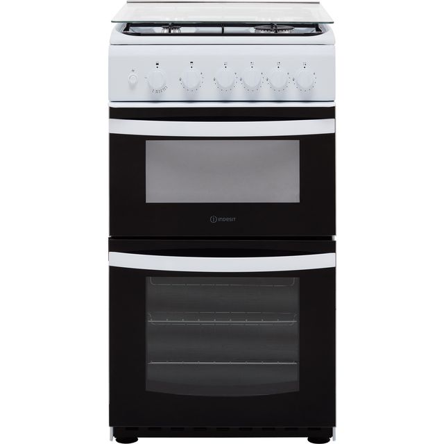 Indesit Cloe ID5G00KMW/L 50cm Freestanding Gas Cooker - White - A Rated