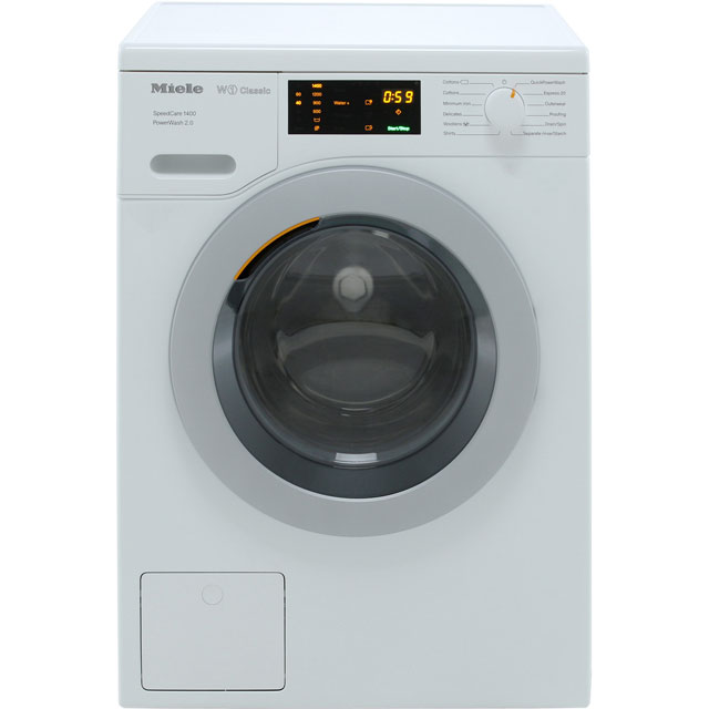 Miele W1 Speedcare Free Standing Washing Machine in White
