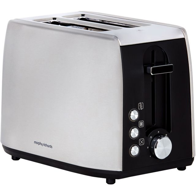 Morphy Richards Equip 222057 2 Slice Toaster - Brushed Stainless Steel