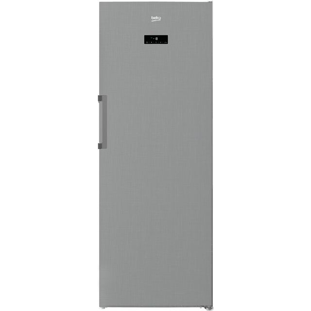 Beko FFEP5791PS Frost Free Upright Freezer - Stainless Steel Effect - D Rated