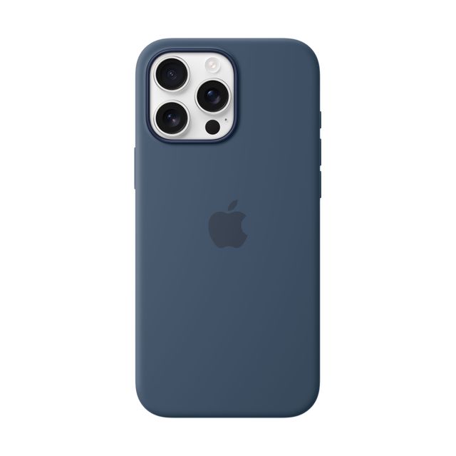 Apple iPhone 16 Pro Max Silicone Case with MagSafe' for iPhone 16 Pro Max - Denim