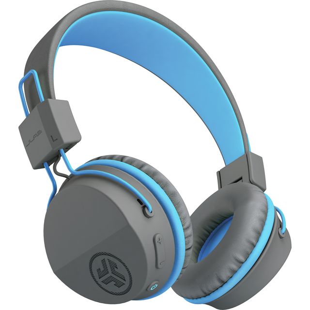 JLAB JBuddies Studio Kids Wireless Over-Ear Headphones - Grey / Blue