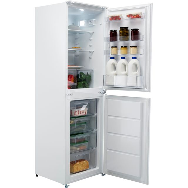 Zanussi ZNFN18FS5 Integrated 50/50 Fridge Freezer with Sliding Door Fixing Kit - White - F Rated - ZNFN18FS5_WH - 1