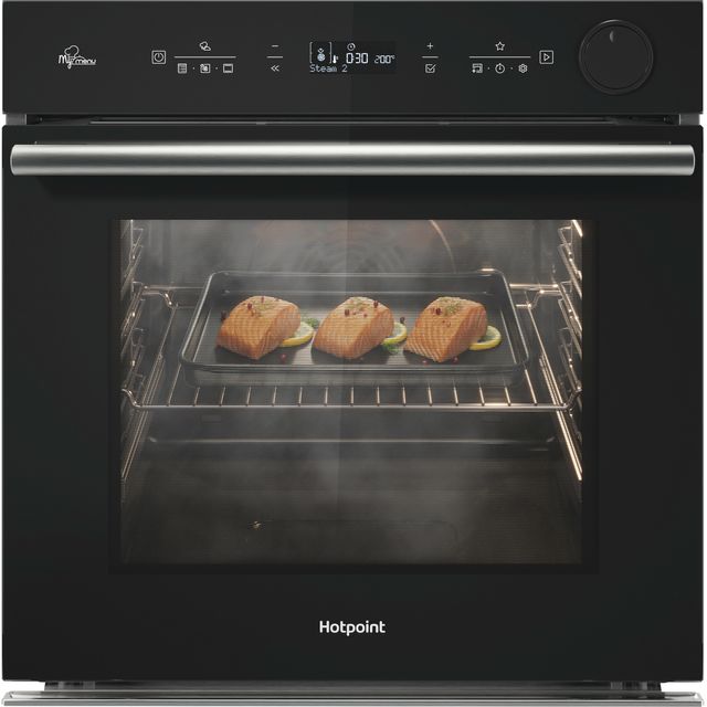 Hotpoint Class 4 SI4S854CBL Built In Electric Single Oven - Black - SI4S854CBL_BK - 1