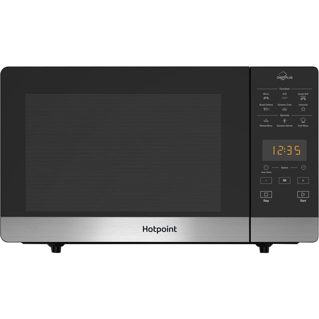 Hotpoint CHEFPLUS MWH27321B 25 Litre Microwave With Grill - Black - MWH27321B_BK - 1
