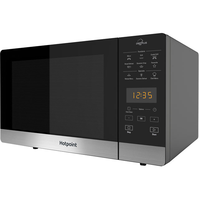 Hotpoint CHEFPLUS MWH27321B 25 Litre Microwave With Grill - Black - MWH27321B_BK - 4