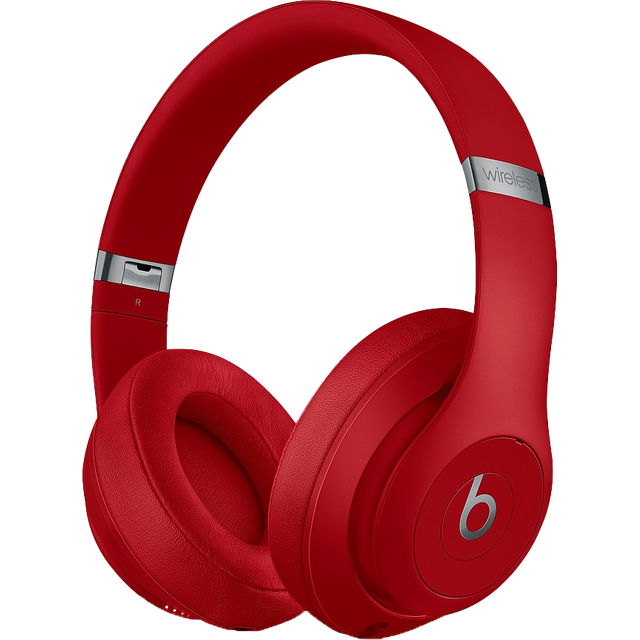 Beats Studio3 Wireless Noise Cancelling Over-Ear Headphones - Red