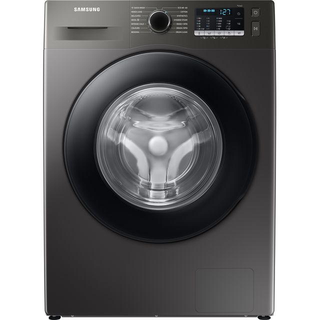 Samsung Series 5 ecobubble WW80TA046AX 8kg Washing Machine with 1400 rpm - Graphite - B Rated