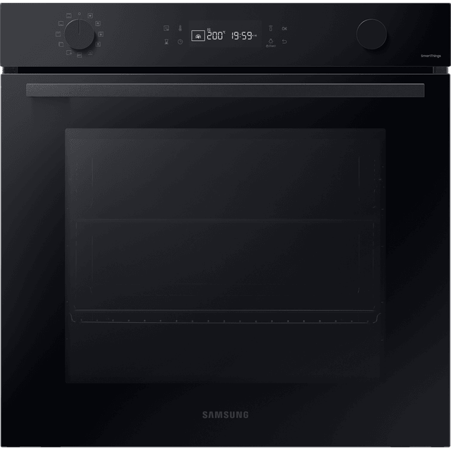 Samsung Bespoke Series 4 NV7B41307AK Built In Electric Single Oven - Black Glass - NV7B41307AK_BKG - 1