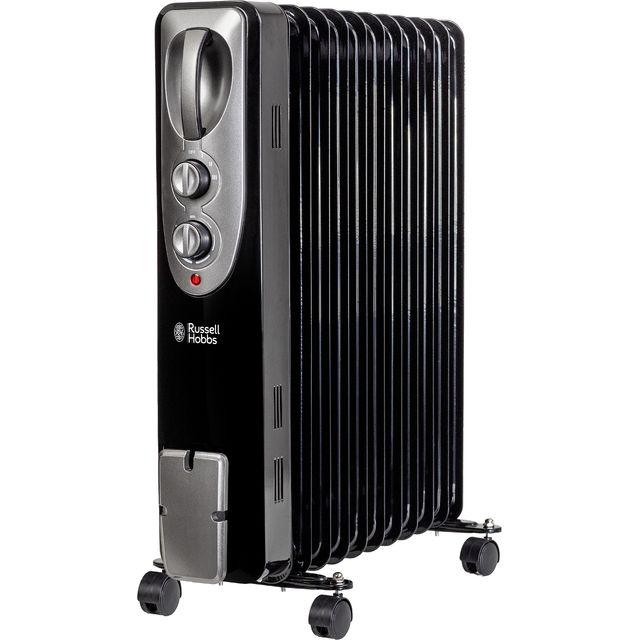 Russell Hobbs 9 Fin RHOFR1106B Oil Filled Radiator 2500W - Black