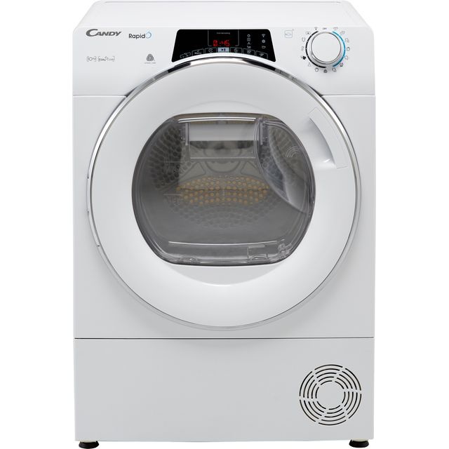 Candy ROEH10A2TCE Wifi Connected 10Kg Heat Pump Tumble Dryer - White - A++ Rated