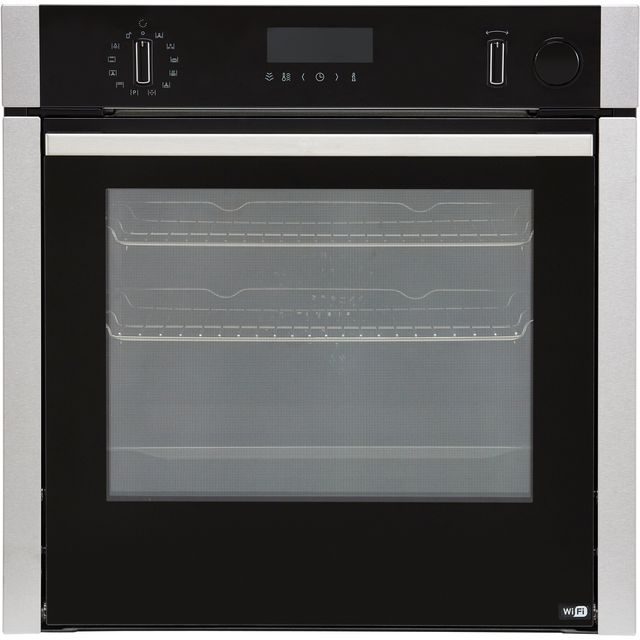 NEFF N50 Slide&Hide® B4AVH1AH0B Wifi Connected Built In Electric Single Oven with added Steam Function - Stainless Steel - A Rated