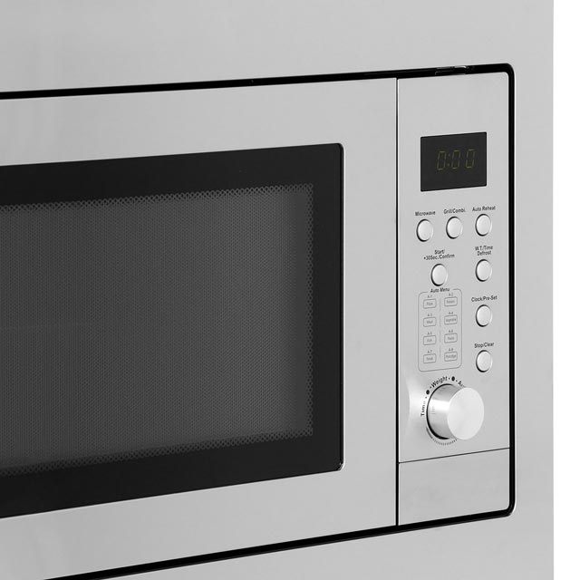 Newworld UIM600 Built In Microwave With Grill - Stainless Steel - UIM600_SS - 3