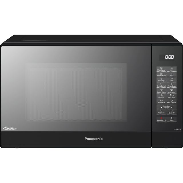 Panasonic NN-ST46KBBPQ 32 Litre Microwave - Black - NN-ST46KBBPQ_BK - 1
