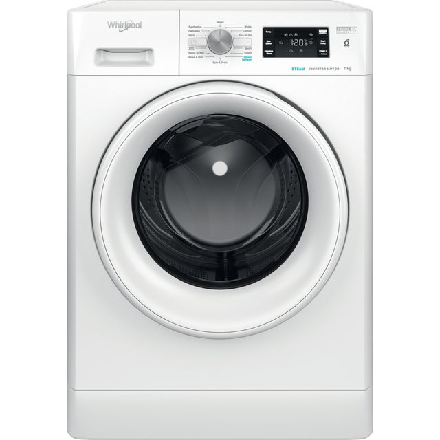 Whirlpool FreshCare+ FFB7458WVUK 7Kg Washing Machine with 1400 rpm - White - B Rated