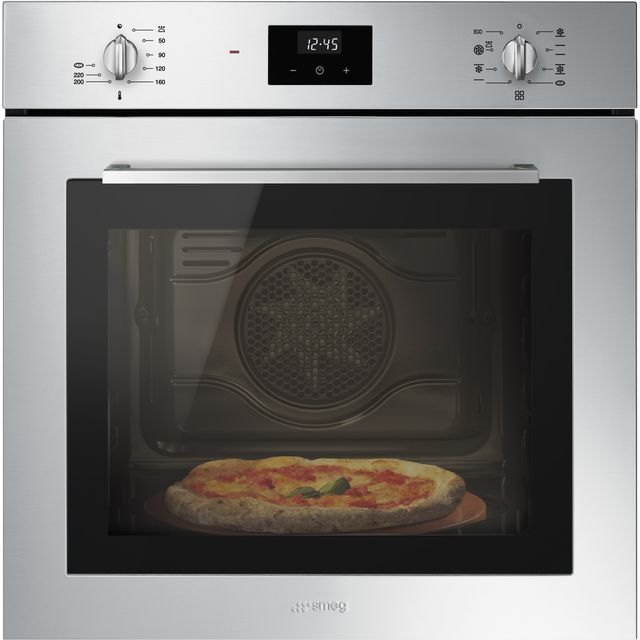 Smeg Cucina SF6400PZX Built In Electric Single Oven - Stainless Steel - SF6400PZX_SS - 1
