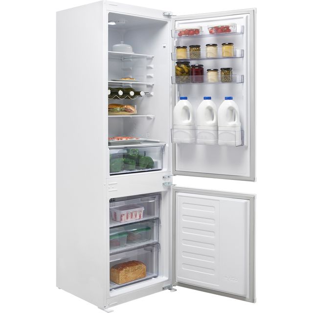 Beko BCFD373 Integrated 70/30 Frost Free Fridge Freezer with Sliding Door Fixing Kit - White - F Rated - BCFD373_WH - 1