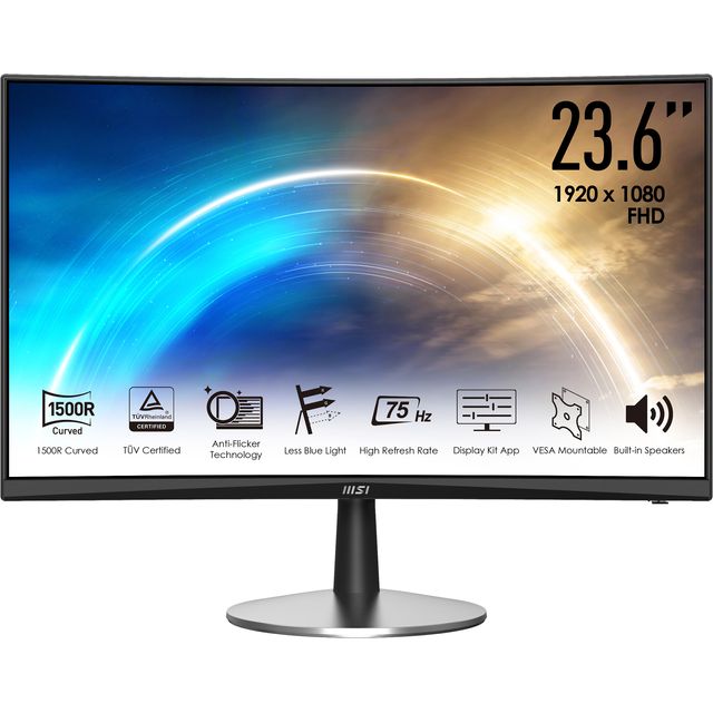MSI Pro MP242C 23.8" Full HD 75Hz Monitor - Black 