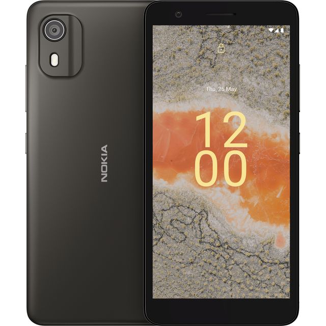 Nokia C02 32GB Smartphone in Charcoal 