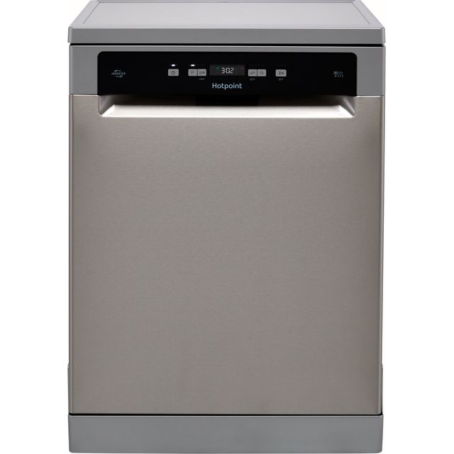 Hotpoint HFC3C26WCXUK Standard Dishwasher - Silver - E Rated
