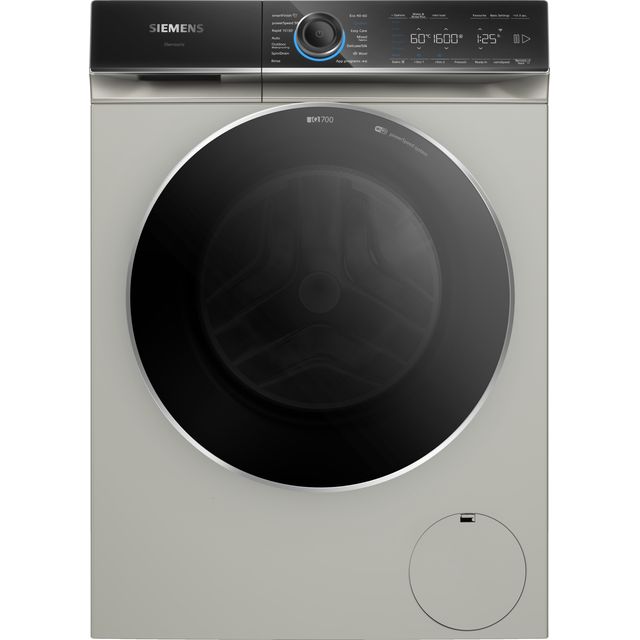 Siemens IQ-700 WG56B2ATGB 10kg Washing Machine with 1600 rpm - Silver - A Rated