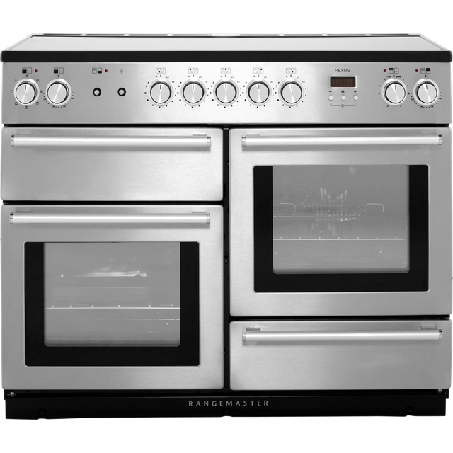 Rangemaster NEX110EISS/C Nexus 110cm Electric Range Cooker - Stainless Steel / Chrome - NEX110EISS/C_SS - 1