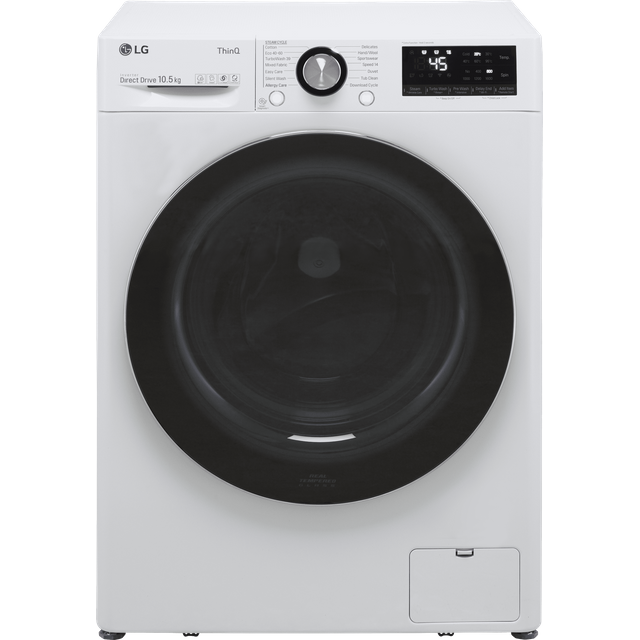 LG V10 F6V1010WTSE 10.5Kg Washing Machine - White - F6V1010WTSE_WH - 1