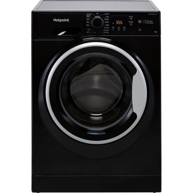 Hotpoint NSWM1044CBSUKN 10Kg Washing Machine with 1400 rpm - Black - C Rated
