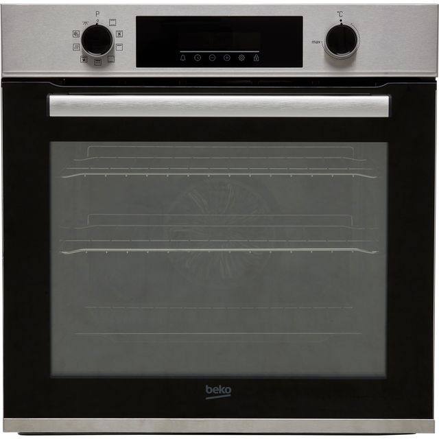 Beko AeroPerfect™ RecycledNet™ BBRIE22300XP Built In Electric Single Oven - Stainless Steel - BBRIE22300XP_SS - 1