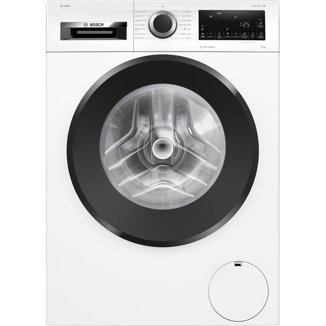 Bosch Series 6 i-Dos™ WGG244F9GB 9Kg Washing Machine - White - WGG244F9GB_WH - 1