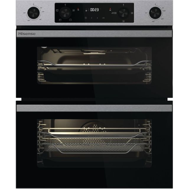 Hisense Hi6 BUD714221AX Built Under Electric Double Oven - Stainless Steel - A/A Rated