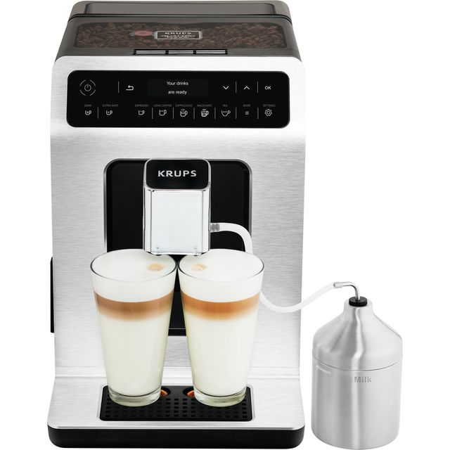 Krups Evidence EA891D27 Bean to Cup Coffee Machine - Stainless Steel / Black 