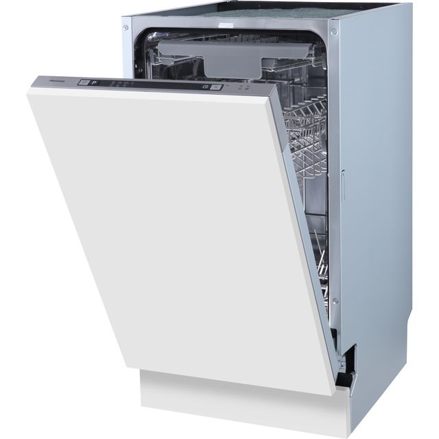 Hisense HV523E15UK Fully Integrated Slimline Dishwasher - Black Control Panel - E Rated 