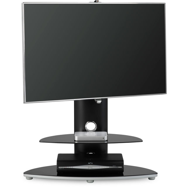 Alphason Osmium OSMB800/2-S 2 Shelf TV Stand with Bracket - Black - OSMB800/2-S - 5