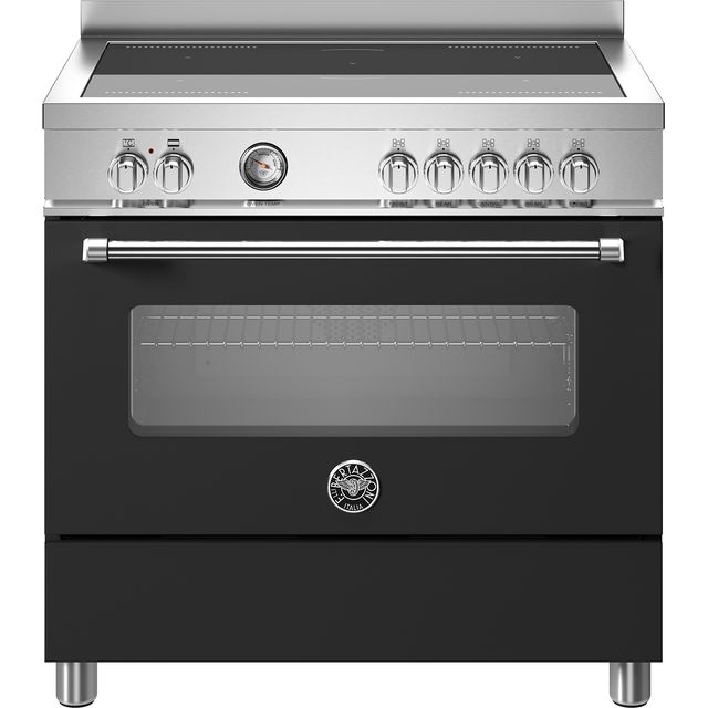 Bertazzoni Master Series MAS95I1ENEC 90cm Electric Range Cooker with Induction Hob - Nero - A Rated